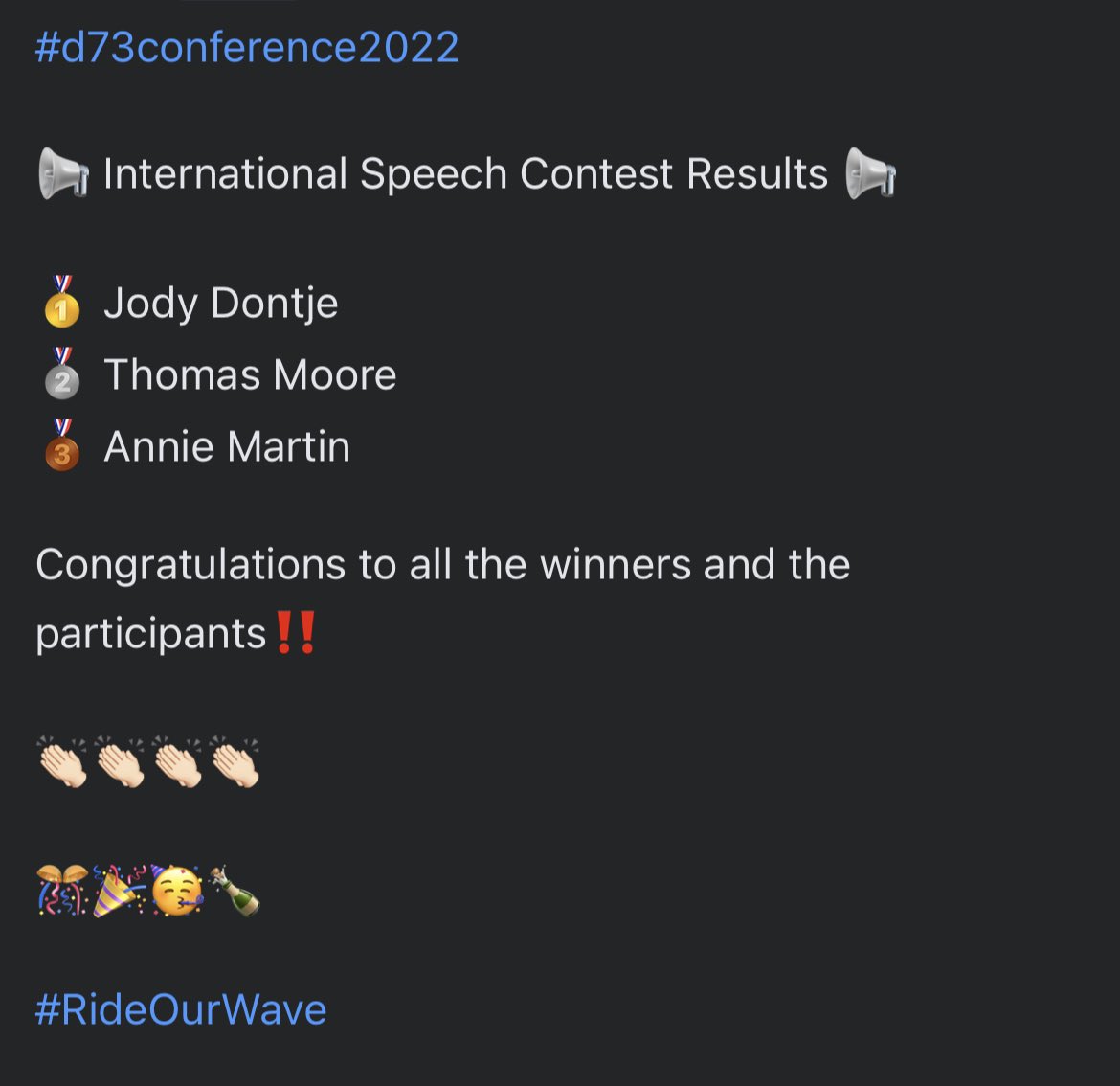 #d73conference2022
#RideOurWave