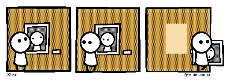 NortAstro's tweet photo. Ever fantasise about stealing a painting?

#macpaint #comic https://t.co/r42ER1lrvd