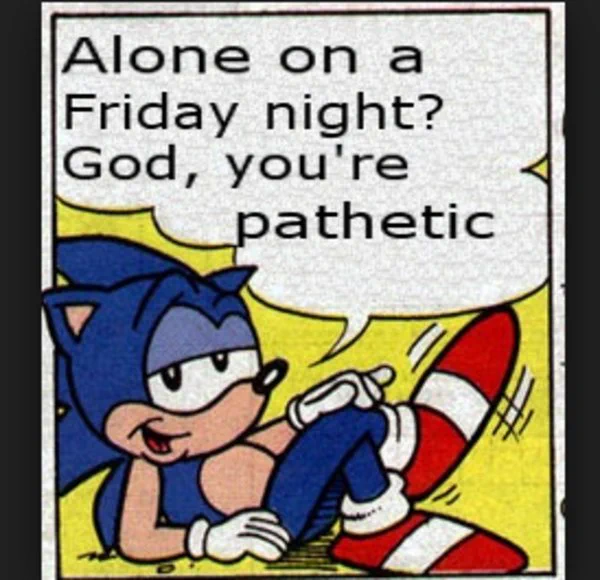 it's like he was destined to be a sonic fan 