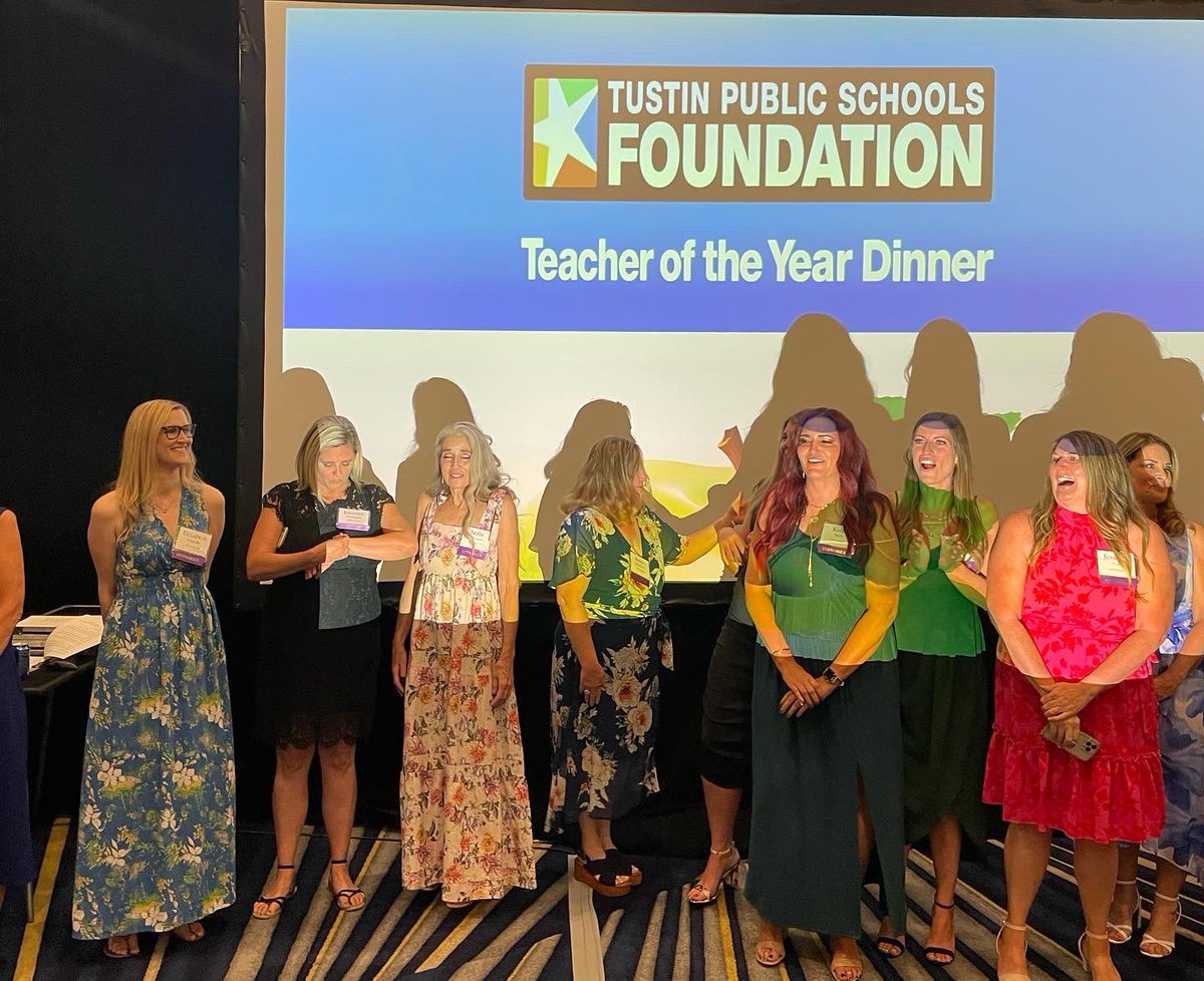 AsmCottie's tweet image. Wonderful to celebrate @tustinusd teachers of the year tonight. Thank you for all you do to inspire our kids!