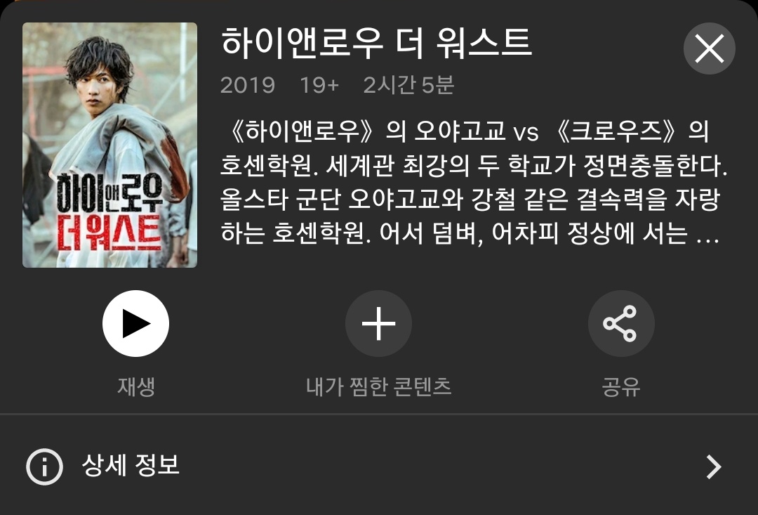 하이앤로우 에피제로 외에는 전부 넷플릭스에 들어온 덕에 이 타래도 더 이상은 필요없어졌지만 앞으로도 하이앤로우에 대한 많은 사랑과...호센학...