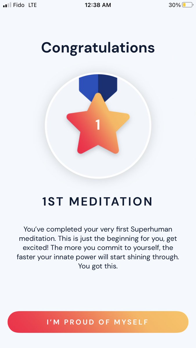 itsjanicewang's tweet photo. The affirmation confirmation button :’)   Superhuman officially replaced Insight Timer as my favourite meditation app https://t.co/AmXVie4UnK