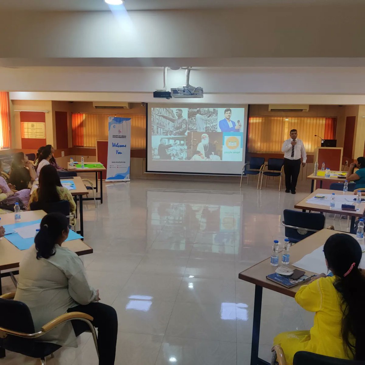 SIP_Physio's tweet photo. Thank you Dr. Amit Sharma of @RKUniversity for conducting a #SIPTALK on such an enriching and engaging session on Creating an Effective Learning Environment Using Multiple Intelligence for #Physiotherapy Teachers.
#IndianPTs #GlobalPT #Funding4PTs https://t.co/TJlJHLhfOj
