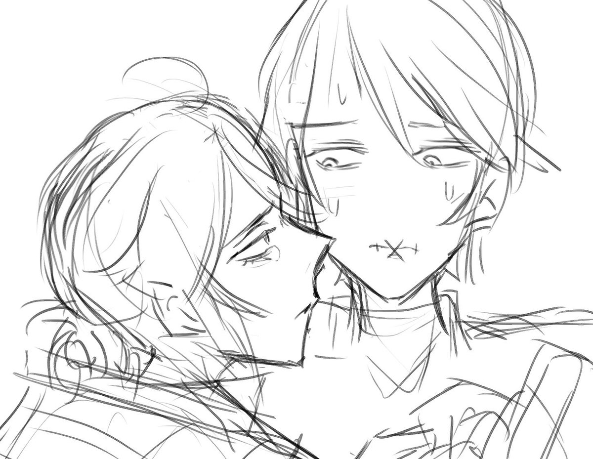 VicLu warmup doodles I did on the bus ytd and today :D
I clean these up when I have the time