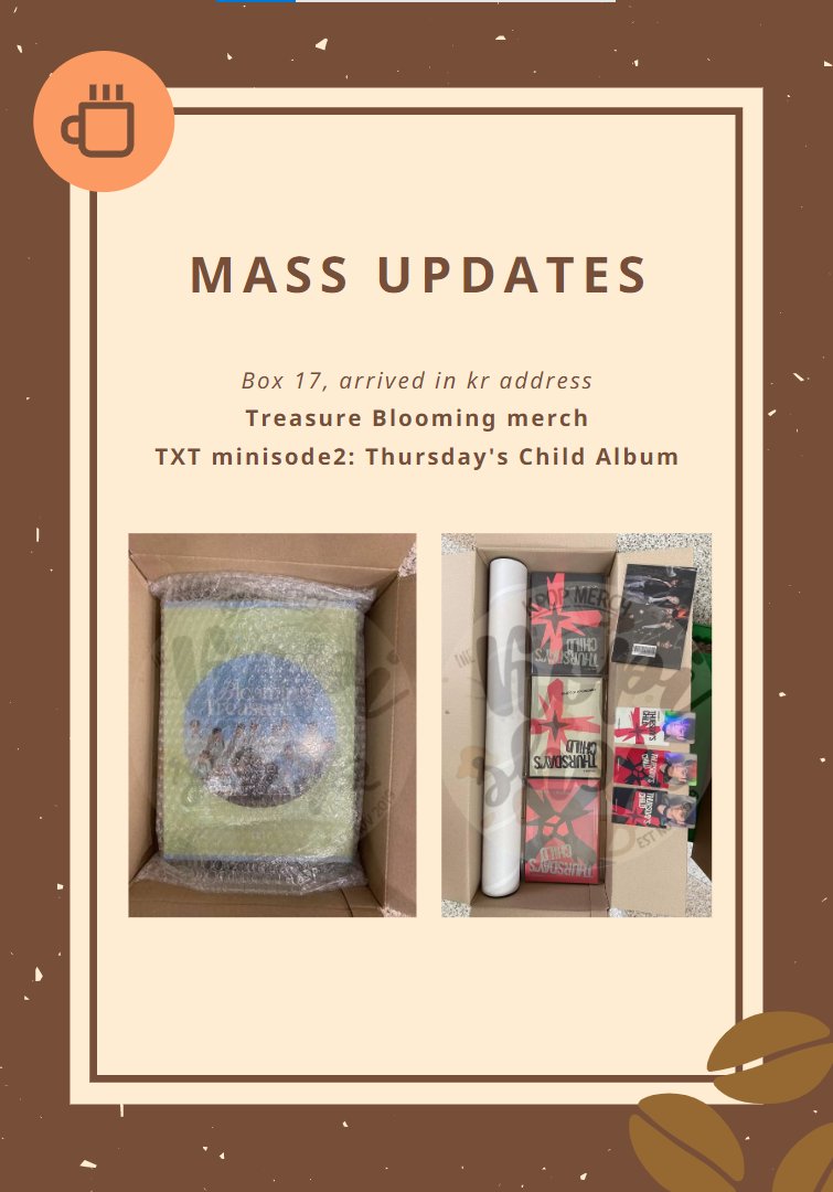 thekopishop's tweet photo. #KopiUpdates MASS UPDATES AS OF 5/14/22 SATURDAY 1PM

- Please don't hesitate to DM us if you have questions, clarifications, inquiries etc.
- Masterlist is being updated regularly and know that we have received your payment. 

Thank you so much and God bless! 🤎🤎🤎 https://t.co/DDiYNBpQ0G