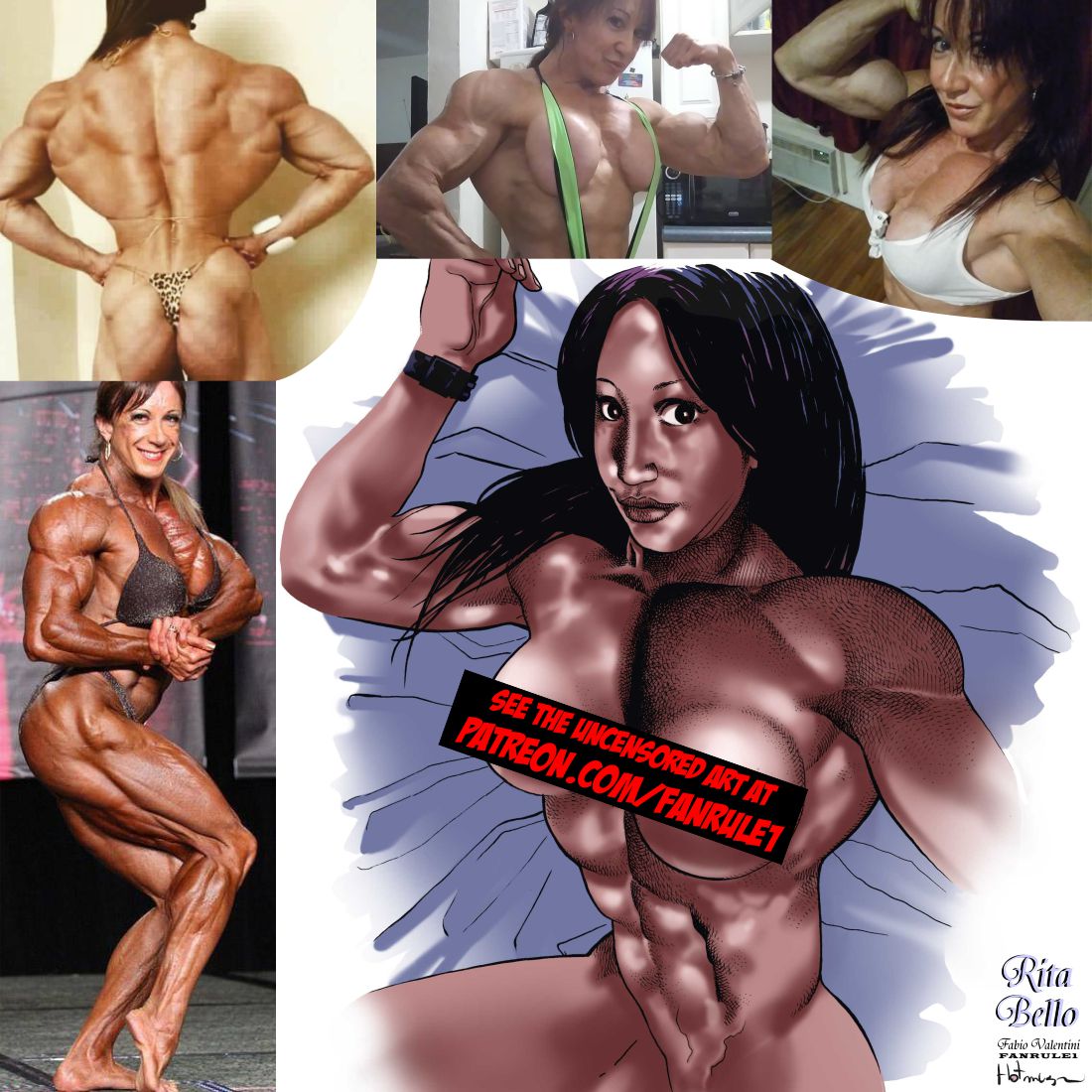 fanrule1's tweet photo. Here's a REQUEST tribute to ROCK HARD HOTTIE @rita.bello.71 on IG , with this art by @Fabvalll 😊 See the UNcensored art at https://t.co/BtoSyKNpet 😎
#ritabello #fbb #bodybuilding #fanrule @bodyrocks247 @FemaleMuscleFa1 @queenmuscle3000 @danavador @LigamentumTeres @ChillFitty https://t.co/mvzcEa5XFO