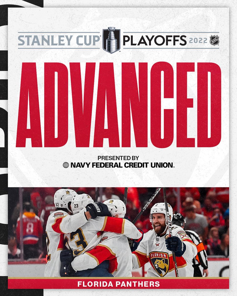 Panthers & Blues advanced to the next round of the Stanley Cup Playoffs.
#StanleyCup 
#floridapanthers 
#Blues https://t.co/Jji8VWFLrZ