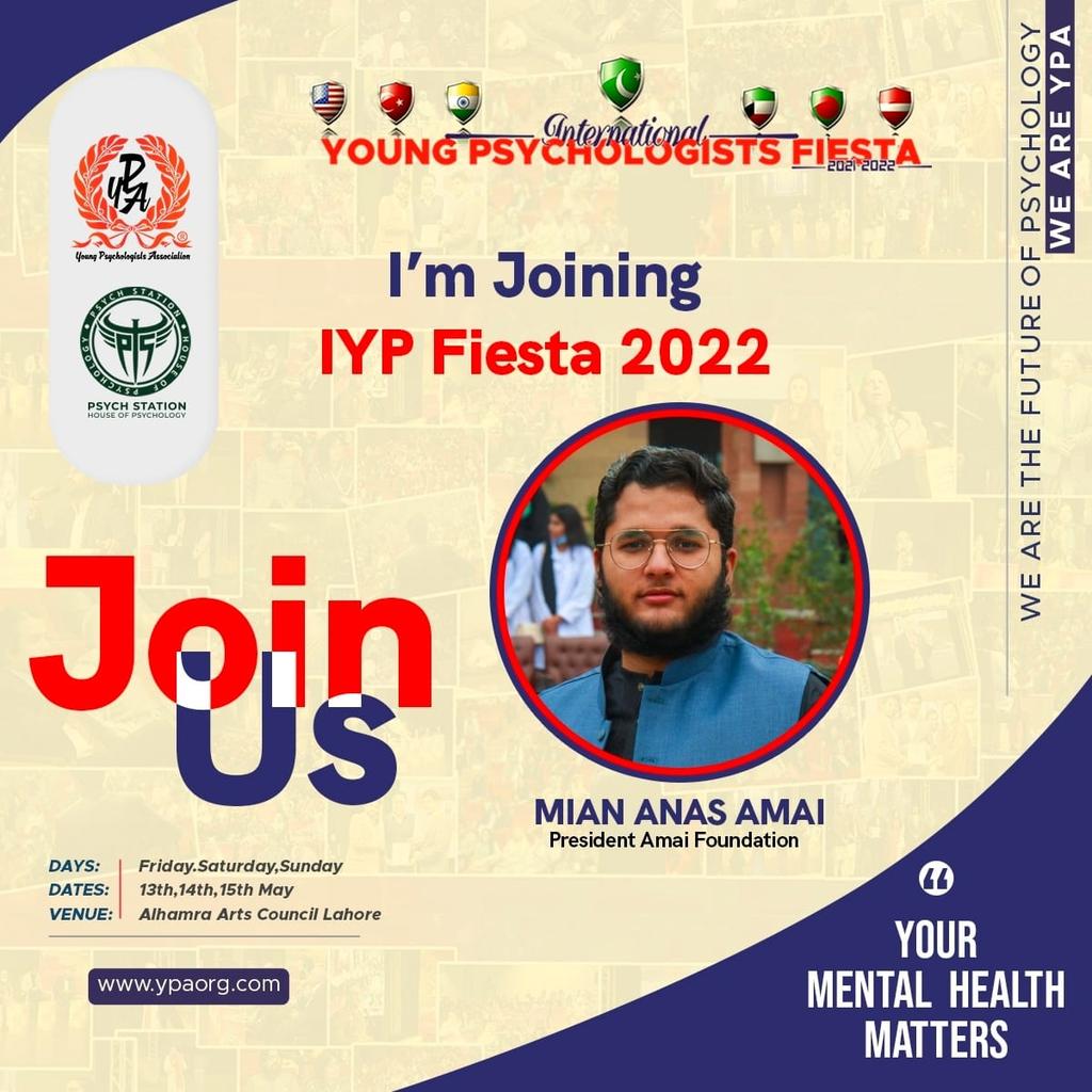 AmaiFoundation's tweet photo. Best wishes IYP Fiesta 2022 https://t.co/MDvIvjxjgt