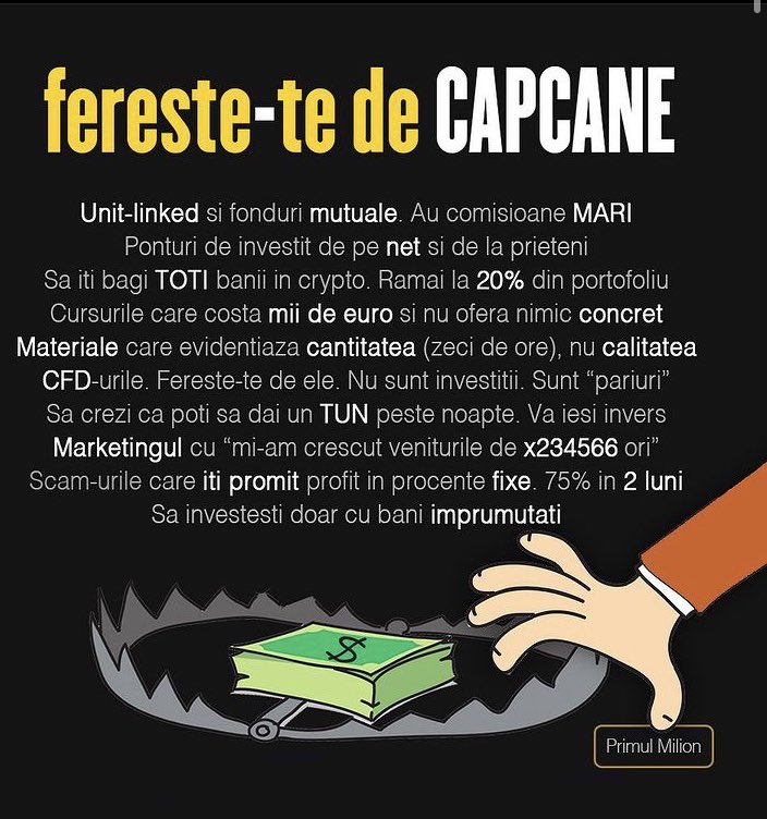 primulmilion's tweet photo. 💰 https://t.co/1kI0bxlcjF - Afla cum poti deveni independent financiar - cursul video interactiv NR.1 de educatie financiara din Romania 💸
 
#educatiefinanciara #educatie #primulmilion #investitii #independentafinanciara #libertatefinanciara #venitpasiv #curs #bursa #crypto https://t.co/5Fa3ROgM4R