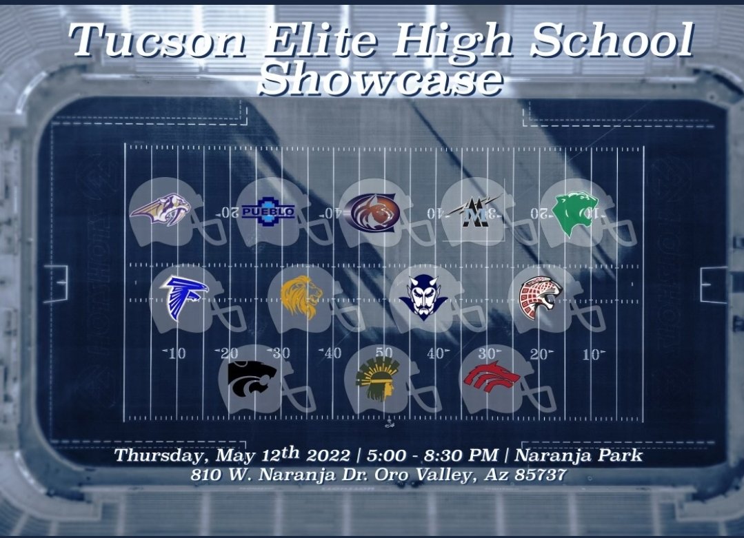 Big thanks to all of the college coaches that made the trip down to our Tucson Showcase yesterday. Your time and the consideration given to our Lions is greatly appreciated! @AndyMorales8 @JavierJMorales @SOAZFootball @JUSTCHILLY @kentMiddleton #RecruitAZ🌵