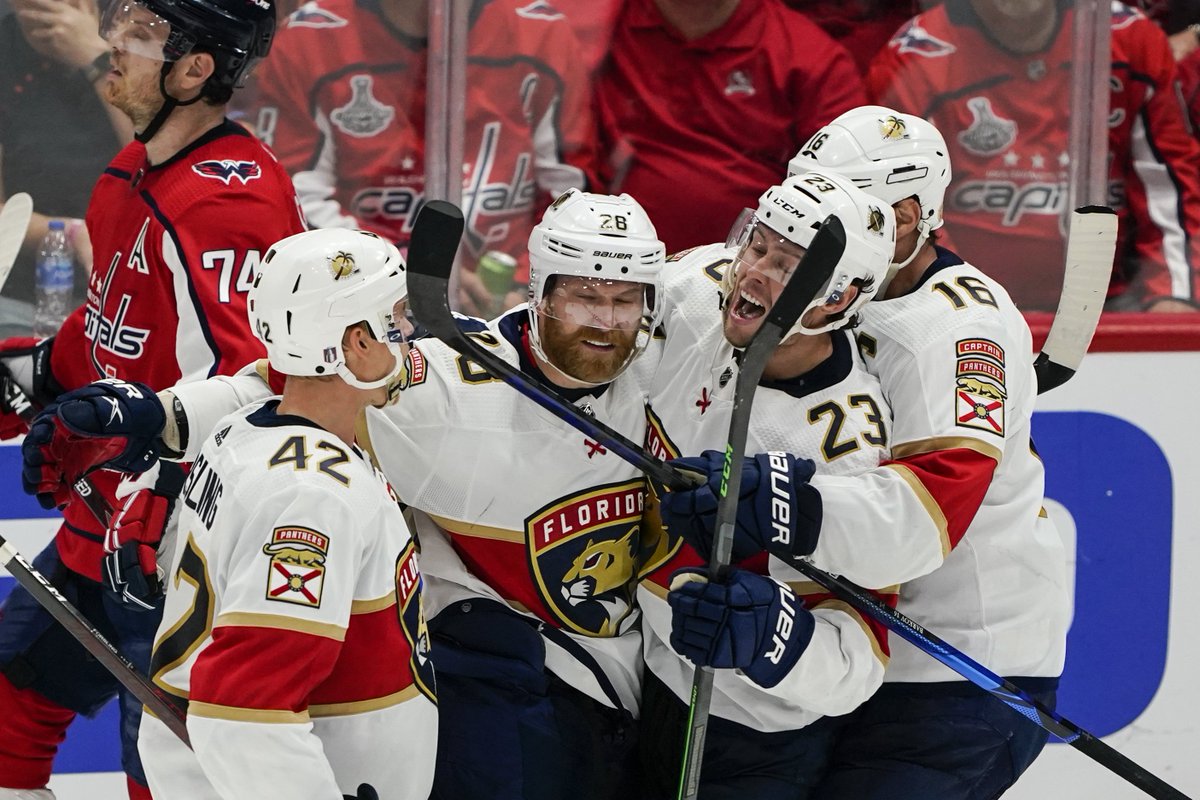 For the late-night crowd: 

After 26 years of waiting and three three straight comebacks, the Panthers are finally back in the second round of the Stanley Cup playoffs. 