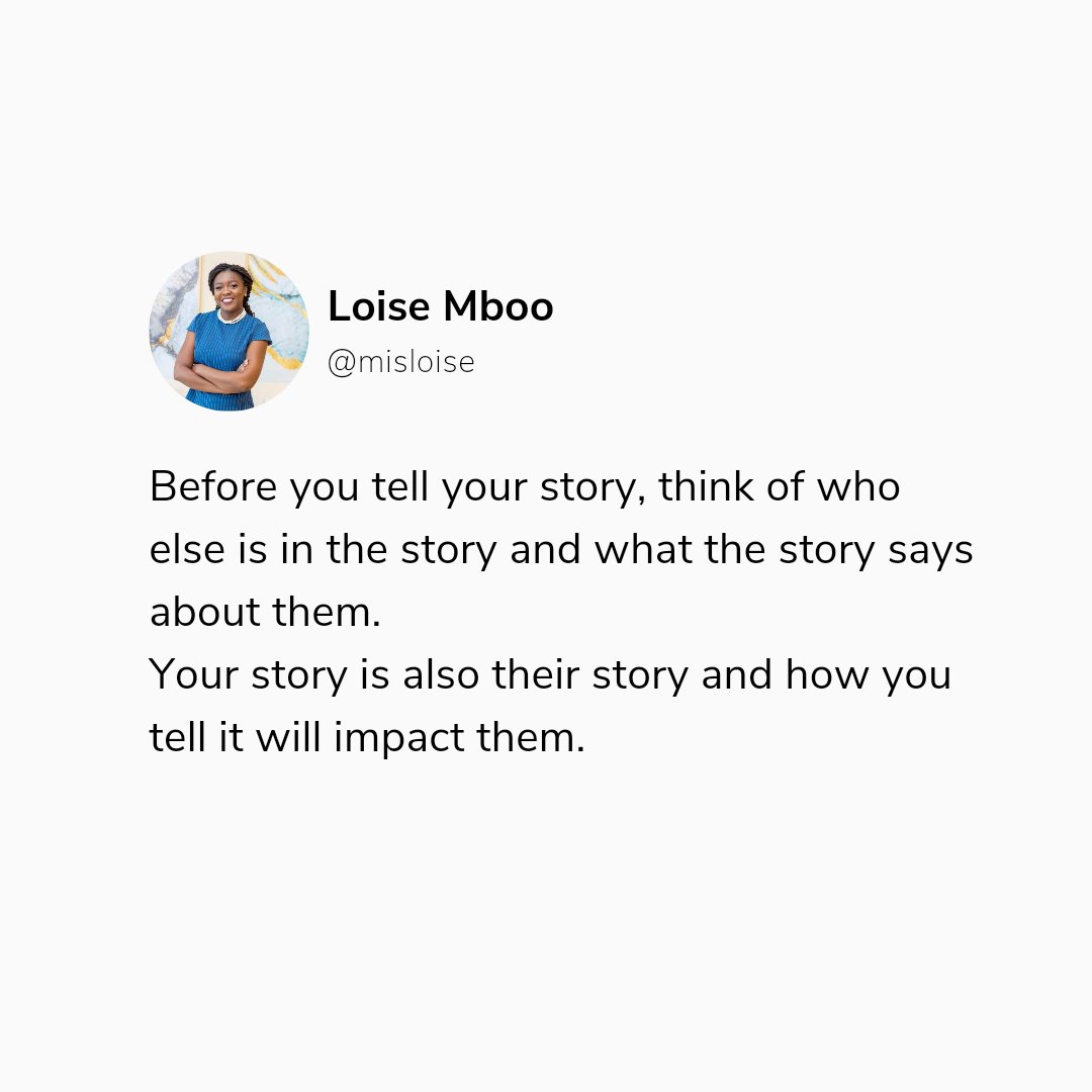 mis_loise's tweet photo. Sometimes we are so eager to speak and tell "our truth" that we forget the stories are not just about us.
I am a believer that even though I write and tell stories, not all stories should be told. Our stories carry so much weight, history and  relationships. https://t.co/FB6lvTBovJ
