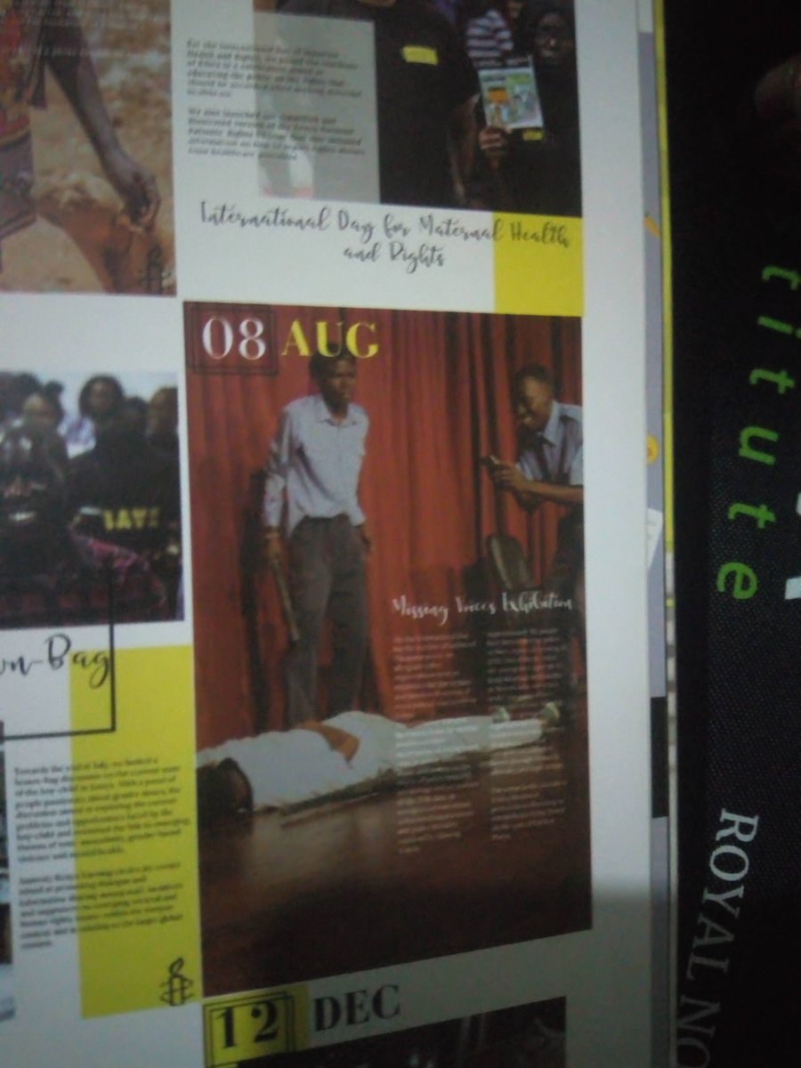Remembering a powerful performance from the <a href="/SocialCenters/">Social Justice Centers Travelling Theatre</a>  in August 08 2019 hosted by <a href="/AmnestyKenya/">Amnesty Kenya</a>  at Louise leaky Auditorium. The play was about Police abuse of power. 
<a href="/UhaiWetu/">Social Justice Centres Working Group</a> <a href="/bonifacemwangi/">The People’s President</a> <a href="/happyolal/">Happy Olal</a> <a href="/IJMKenya/">International Justice Mission Kenya</a> <a href="/DandoraJustice/">Dandora Community Justice Centre</a> <a href="/KayoleCJC/">#KayoleJustice</a>
