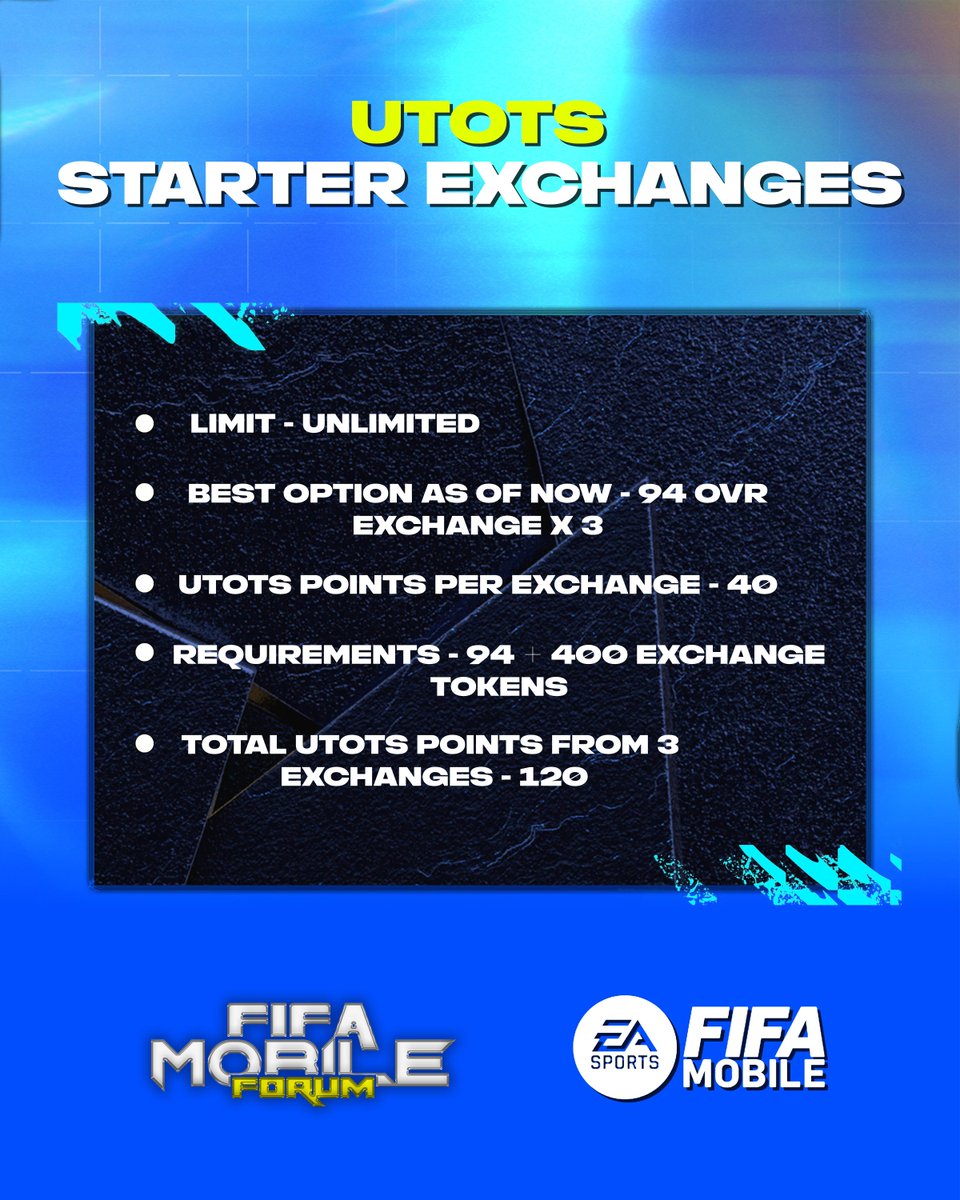 EAFCMobileForum's tweet photo. HOW TO GET A UTOTS 98 RESERVE F2P GUIDE 

*Required Cards can be obtained through the event or from market*

*Based on calculation until week 6*

We recommend to wait till UTOTS , A 99 Starter might become f2p https://t.co/ghnZU9fsOz