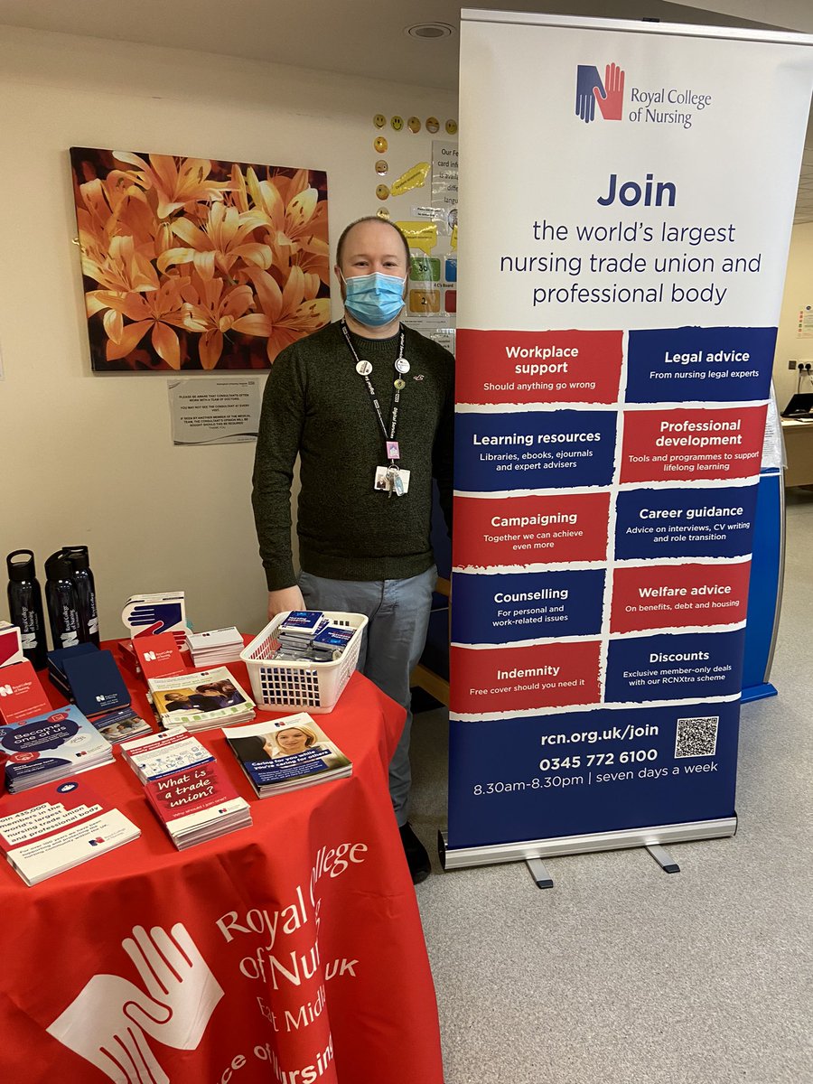 Come visit the Royal College of Nursing stand @RCNNottingham @RCNEastMids at the @NUHNursing Recruitment Event today City Hospital ❤️💙 We’re here to listen 👍 #SafeStaffingSavesLives