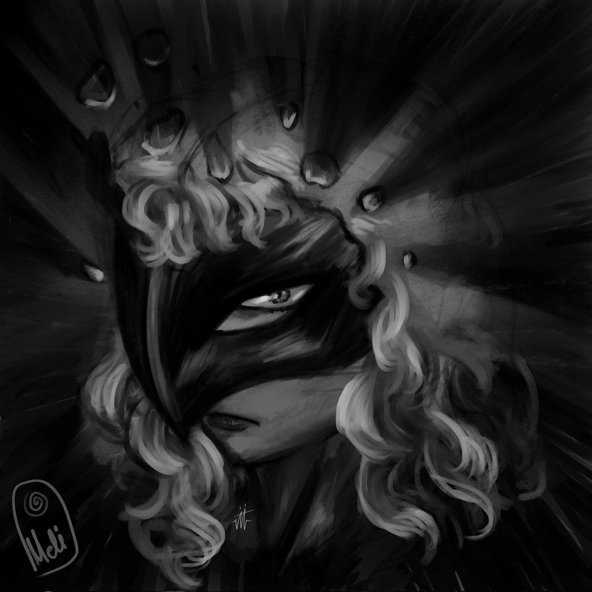 MeliDraws's tweet photo. So um.. I couldn't sleep 😅 had an urge and this came out. Buuuuut I thought I was recording the time lapse and got excited to see it, realized I never hit the record button 🥲 

#digitalart #Griffith #berserk #berserkanime #berserkart #griffithart #clipstudiopaint https://t.co/d0rPHMlIRU