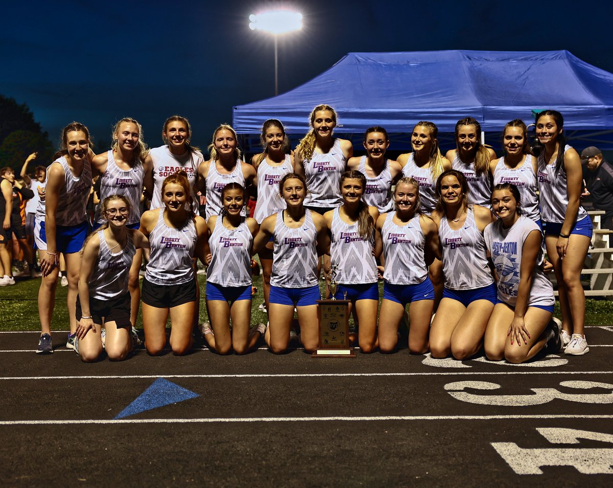 Andrew37342214's tweet image. Congrats to the Liberty-Benton Girls track team on their 22nd consecutive BVC Championship. @LBHS_nest @JQuisJr @LibertyBentonHS