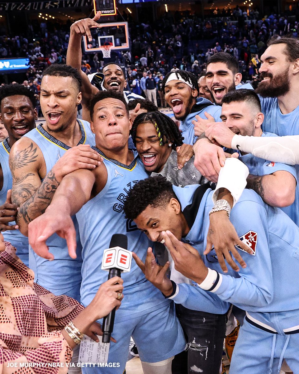 What a season for the Grizzlies 🐻 

The future is bright in Memphis 🌟