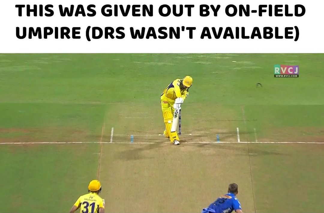 NiketChhaparia's tweet photo. At last match of MI VS CSK on 12/05/2022.We have witnessed the 3rd Grade of Umpireing.DRS was not available because of Bull shit Reason that is 'Power cut' in a match organised by world's Richest Cricket Board.That OF league Biggest Raivelry team.@CSKFansOfficial💛#Same_on @BCCI https://t.co/BpNhS4jFNd