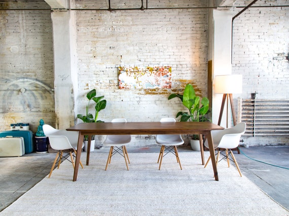 moderncre8ve's tweet image. Mid Century Dining Table etsy.me/3larm6M #danishmodern #moderndiningtable #largediningtable #walnutdiningtable #midcenturytable @etsymktgtool