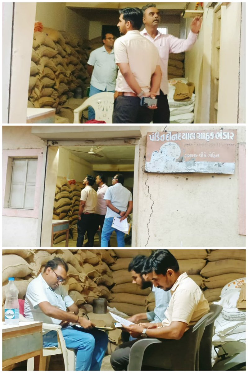 dsobhavnagar's tweet photo. ગામ: સણોસરા તા. શિહોર ખાતે વાજબી ભાવ ની દુકાન ની આકસ્મિક તપાસણી કરવામાં આવેલ. અનાજનાં ભૌતિક જથ્થાની ચકાસણી, આધાર આધારિત સિસ્ટમ થી વિતરણ થાય વિ. બાબતોની ચકાસણી કરવામાં આવેલ.@Collectorbhav @tmdholakia https://t.co/aTnddYelBq