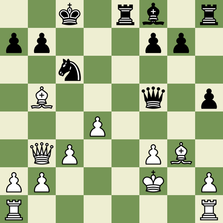 LChessBlunders's tweet photo. ingener777 - L. Lyons
@chesscom, February-May 2022
A good defensive move for me as Black here would have been 15 ... Rh6. 🙂
But I played 15 ... h4? ☹️
This loses material: 16 Bxc6! hxg3+ 17 hxg3 Rxh1 18 Qxb7+ Kd8 19 Qb8+ Qc8 20 Qxc8+ Kxc8 21 Rxh1. 😮
#chess #chesstactics https://t.co/cbq2HsBvU3