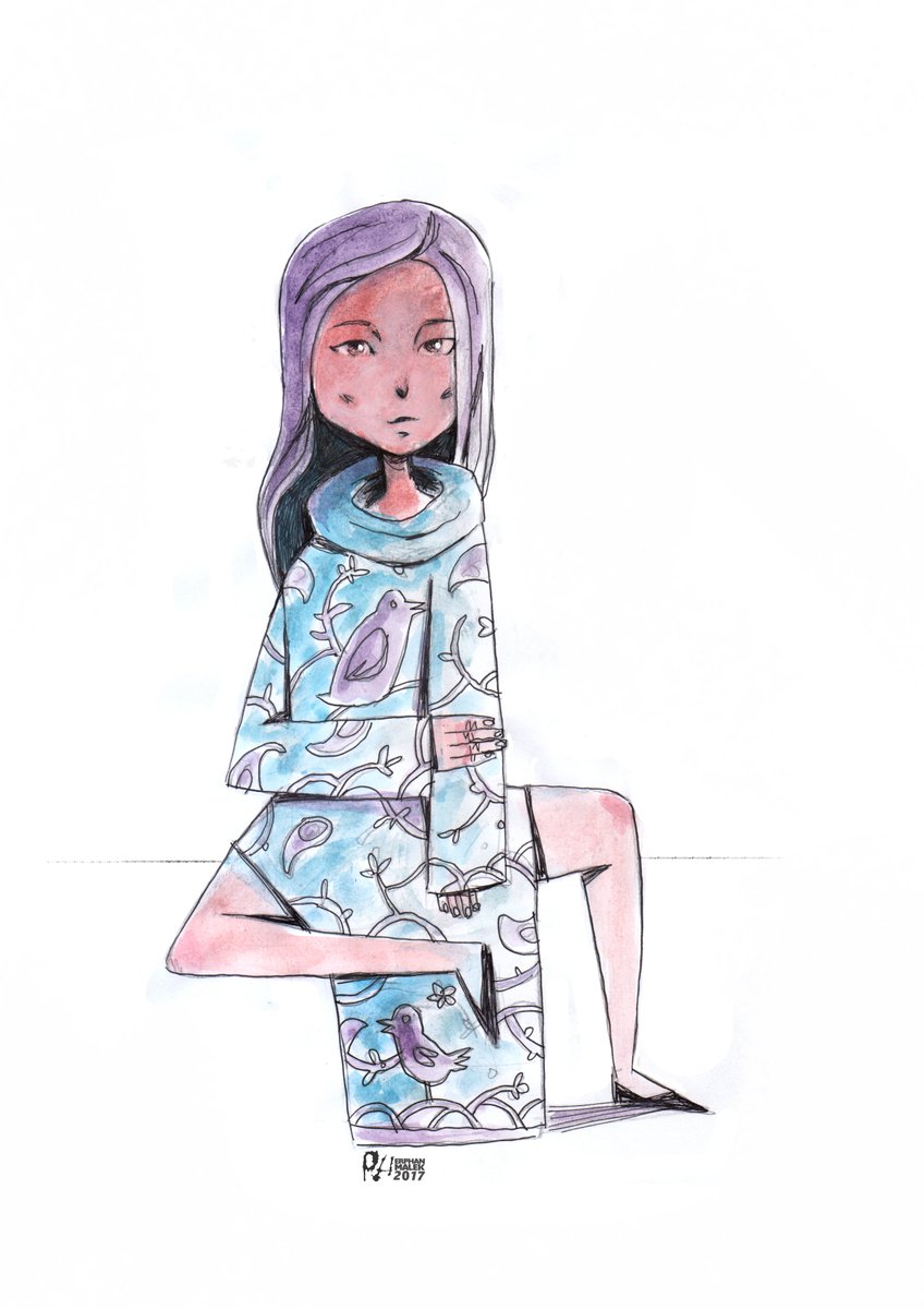 erphanerphan's tweet photo. #dailsketch #watercolor https://t.co/ModMhHSFSj