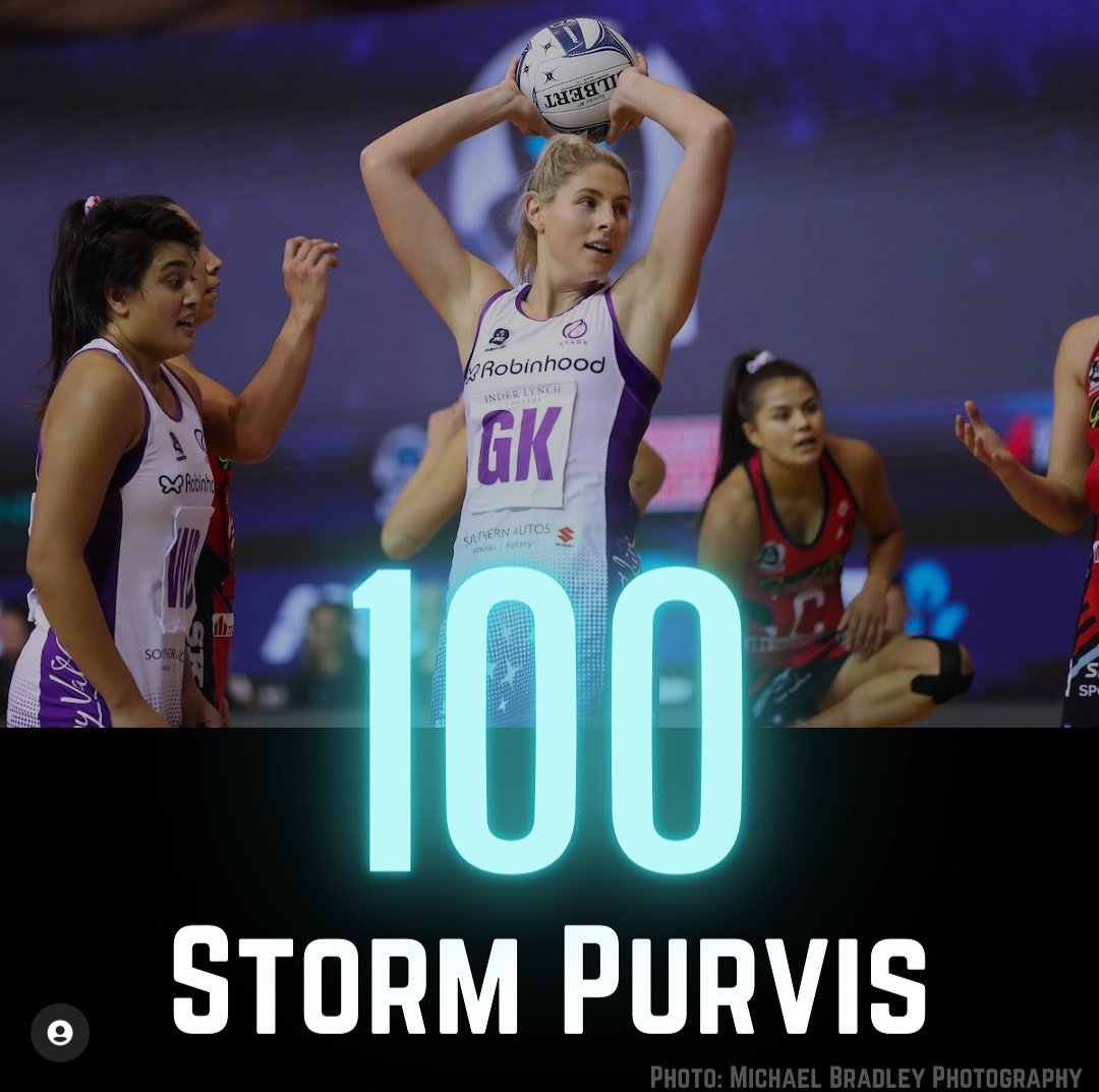 The Netball Post (@thenetball_post) on Twitter photo Not a 100-gamer we prepared for this year but Congrats to Storm Purvis for just jumping out of retirement and playing the full 60 minutes for <a href="/starsnetballnz/">Robinhood Stars</a> Not a 100-gamer we prepared for this year but Congrats to Storm Purvis for just jumping out of retirement and playing the full 60 minutes for <a href="/starsnetballnz/">Robinhood Stars</a>