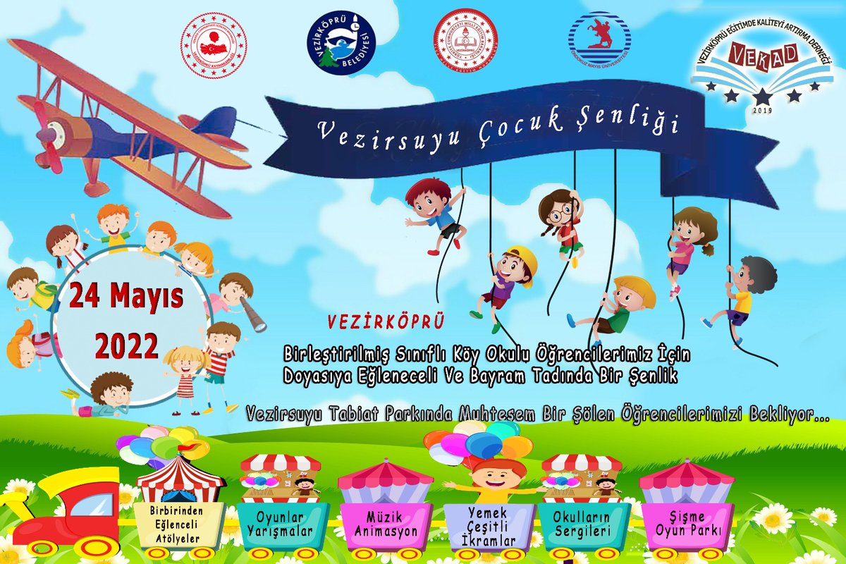 vekad55's tweet photo. Günaydın çocuklar..
Son 10 gün
24 Mayıs
Sizin festivaliniz, sizin şenliğiniz
@tcmeb @samsunmem @CK_Samsun @55erhanusta https://t.co/EoZGJqW7Pb