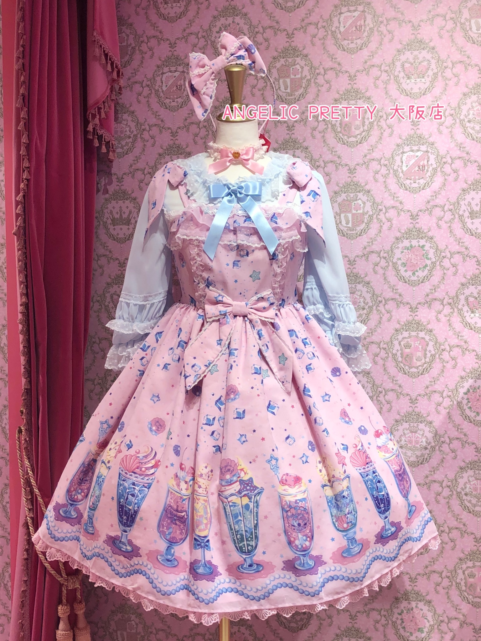 新作グッ Angelic Mermaidワンピース Soda Cream Pretty ひざ丈