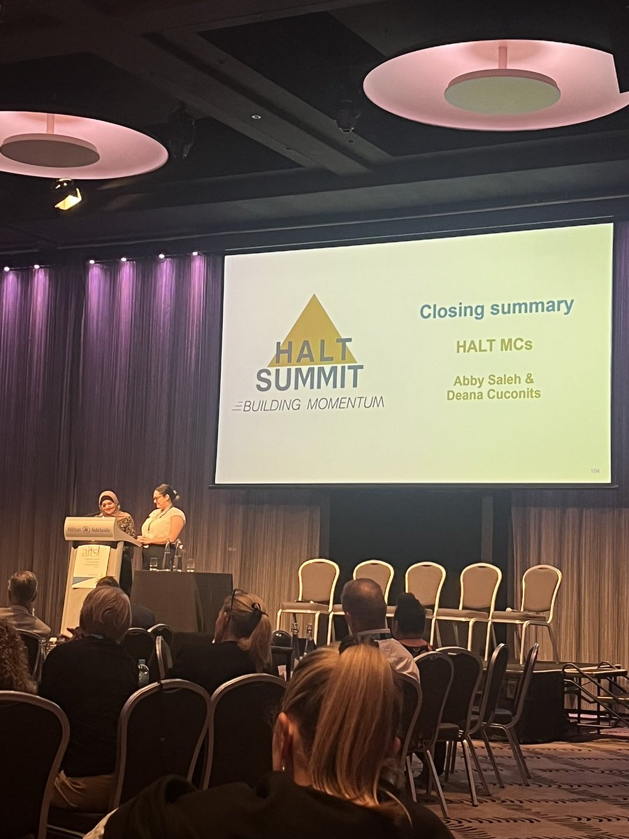 amber_fuller2's tweet photo. Amazing job @AbbySaleh1 and Deana as MCs. Two days of listening and talking, now to reflect, process and apply. Thanks @aitsl see you next year …. Fiji? #haltsummit2022 https://t.co/Kj6YBbnpCW