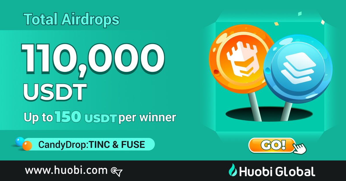 HTX_Global's tweet photo. $𝟏𝟏𝟎,𝟎𝟎𝟎 #CandyDrop!

🍬 $TINC 
@tinyworldgamefi

🍬 $FUSE 
@Fuse_network

⬇️Get your share 
https://t.co/WEDHxj7oCf https://t.co/SUDaDroJCa