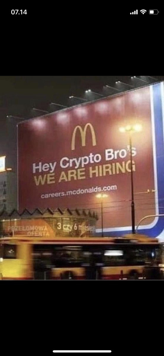 zooldk's tweet photo. I don’t know if this is a real ad but can’t stop laughing! #crypto #auch #McDonalds https://t.co/3rDg12N3t4
