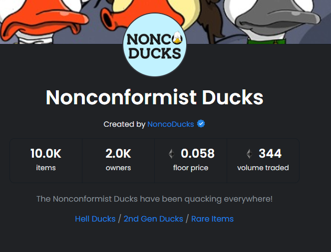 BulletMenace's tweet photo. @noncoducks WE ARE VERIFIED BABY @opensea https://t.co/XsjYmru6Xs