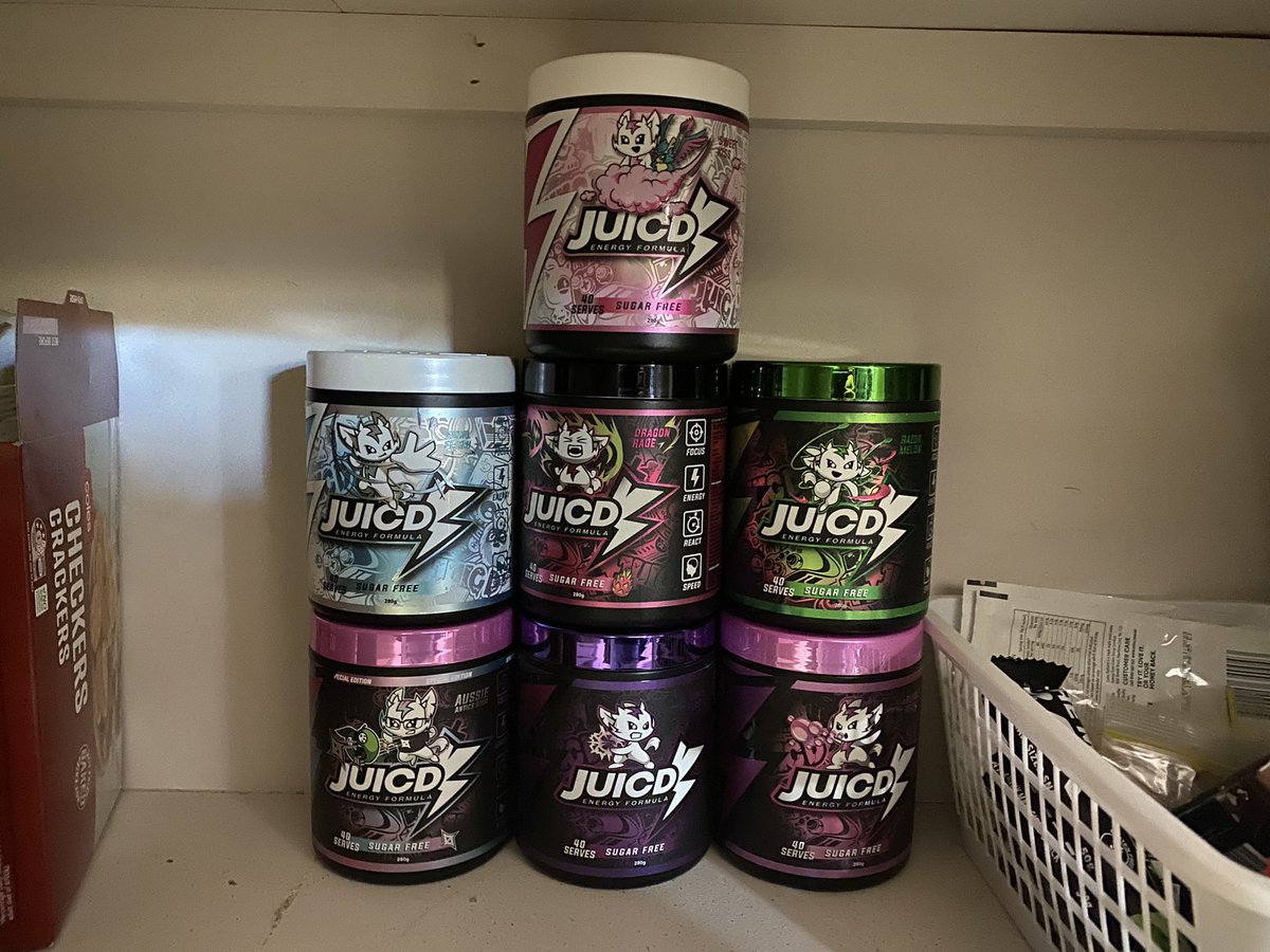 AussieDog308's tweet photo. Thanks @JUICDenergy for turning me into a juicd junky lol https://t.co/0unxPlNkCT