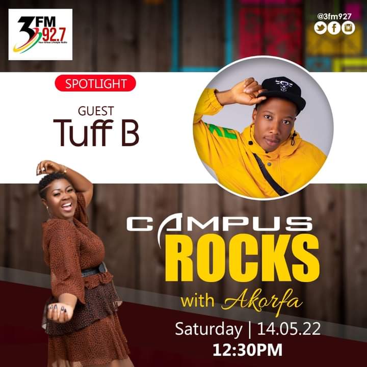 FiaviRank's tweet photo. Is another one
Yes it is!
@TufBaddireal 👇🏽
Will be a guest at Campus Rock
With the host @akorfa @3fm927 this afternoon.
Please let's make sometime to be with them.
#Braveyard
Amenye Park. https://t.co/zJrHwFKBWa