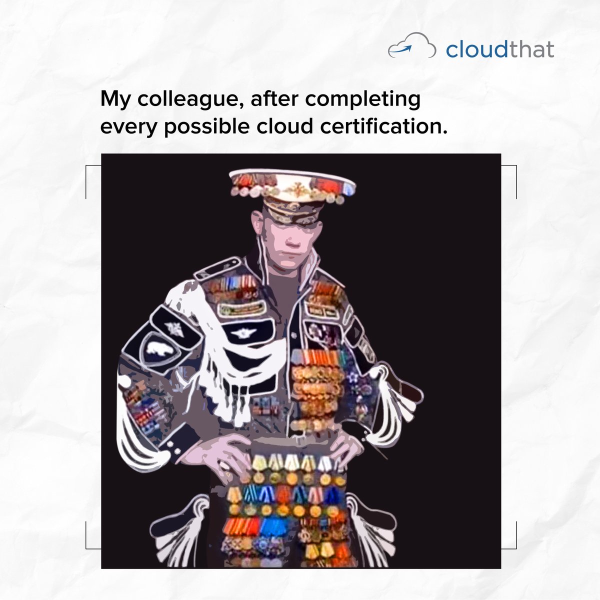 cloudthat's tweet photo. Tag someone in the comments who just can't stop running after certification badges.

To know more about our course offerings, click here - https://t.co/bKwmTrbmLN

#Cloud #cloudtraining  #cloudcomputing  #Learnwithcloudthat #upskillwithcloudthat #Elearning #CloudCertifications https://t.co/1LRTa7ZzsL