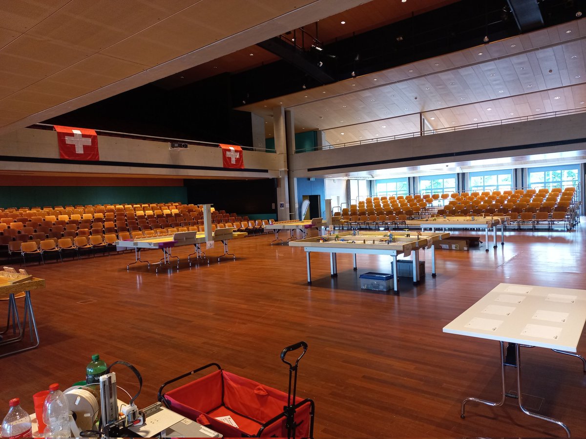 SwissEurobot's tweet photo. The calm before the storm 👀
https://t.co/dkxb18TlpD

#robotch #eurobot #swisseurobot #roboticscontest #robotics #contest #innovation #robotique #robots #robot #suisse #heigvd #yverdonlesbains #actemium #asyril https://t.co/UQVYihmCra