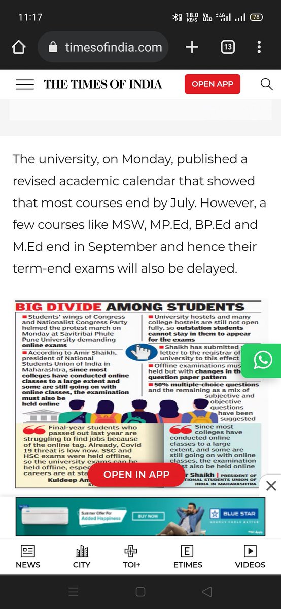 Shayan75861885's tweet photo. If SPPU can take exam offline in June end. Then why not MU can take exam in June 1week.We are not demanding for online exam we are demanding to give our some time to get ready.Hum log ko prepare krna hai kal he viva khatam huwe hai or 17 se exam.
#OnlineExamsForMumbaiUniversity https://t.co/w0stzoRSxq