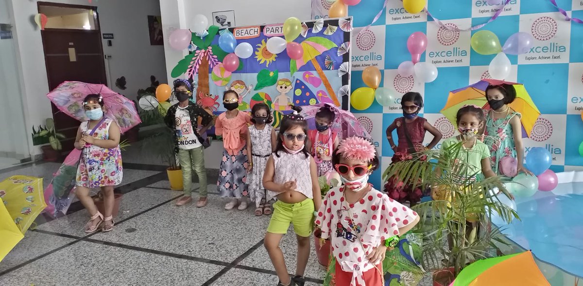 ExcelliaSchool's tweet photo. “To beat the heat and to have fun”
A pool party was organized at Excellia School for the kids of Pre-primary on 13th May 2022 (Friday). 

#excelliaschool #poolparty #pool #summer #party #poolside #pooltime #swimmingpool #swimming #poolday #love #summervibes https://t.co/aLq820eChV