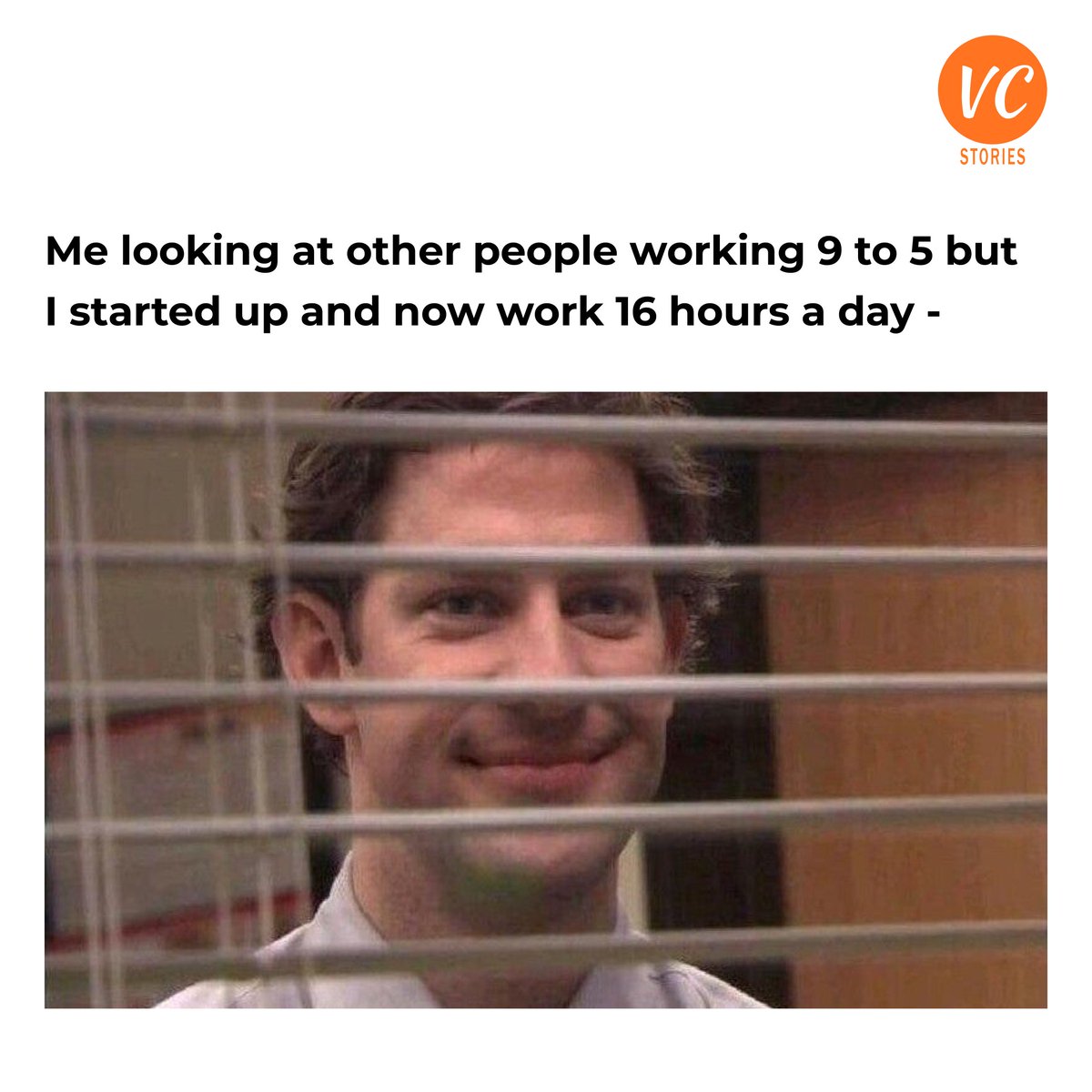 theVcStories's tweet photo. *smiles in pain*

Share it with your friends who are starting up.

#MentalHealthAwarenessWeek #MEMES #Entrepreneurship https://t.co/qZ3oODUV5u