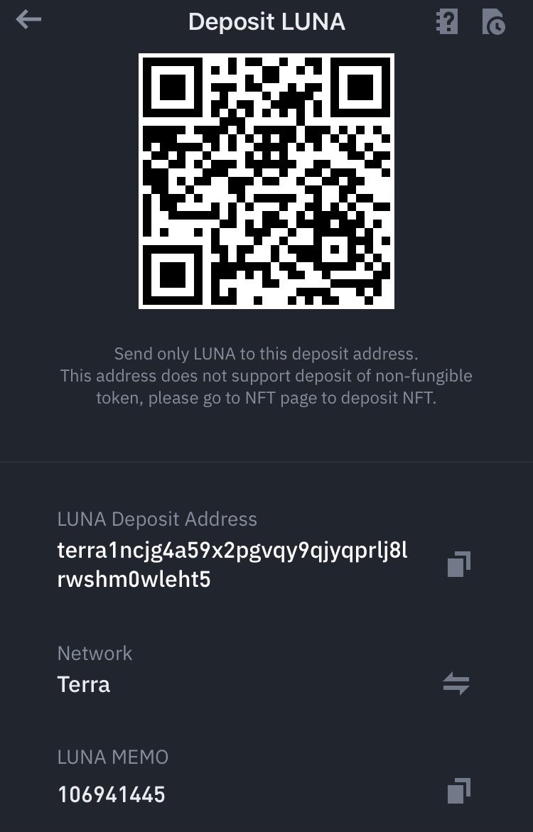 manish2027's tweet photo. @ShibInform My wish with Luna to recover soon &amp; regain the investor faith again.below is my wallet address. https://t.co/xv8juhaLUR