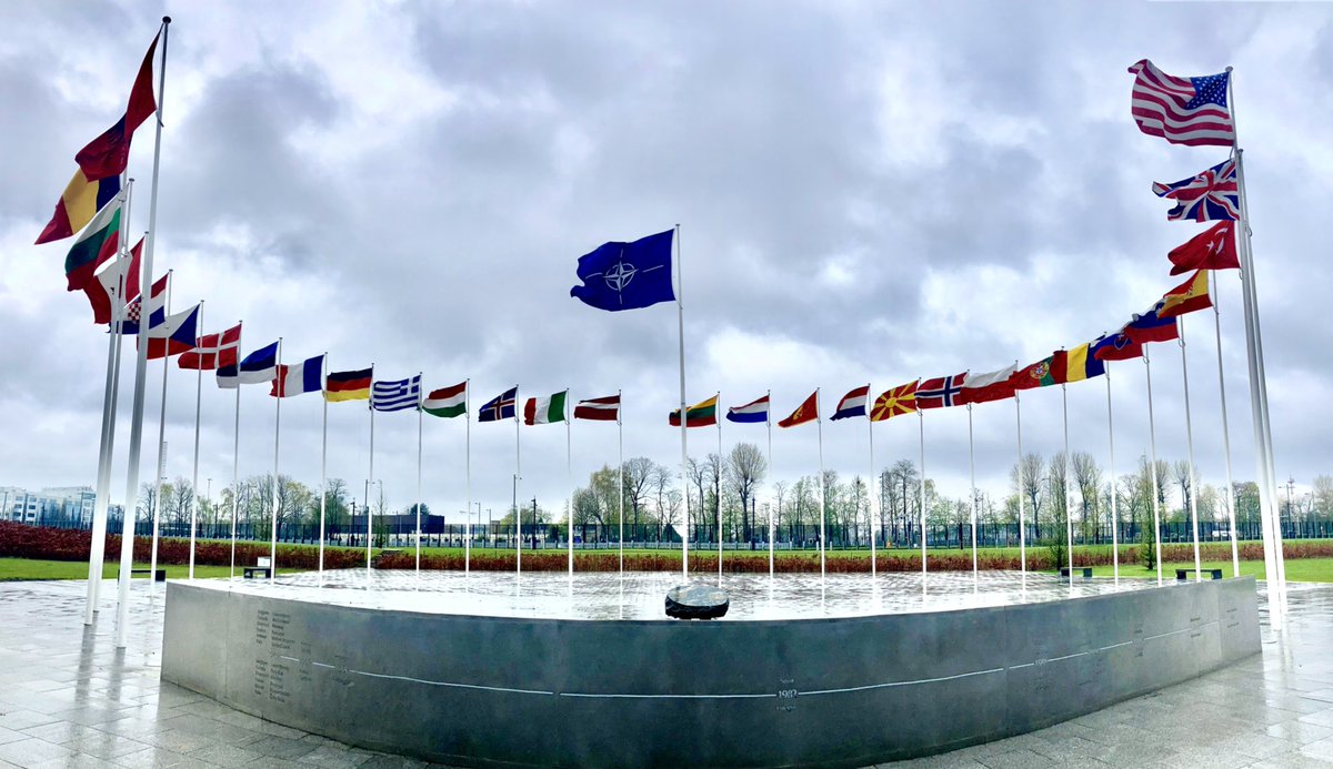 DK_NATO's tweet photo. Good morning, Allies! Today &amp; tomorrow, 🇩🇪 is hosting a @NATO informal #ForMin meeting in Berlin. The program kicks off with a working dinner tonight w. our close partners 🇸🇪 &amp; 🇫🇮 to discuss the current situation and Russia's brutal invasion of 🇺🇦 #WeAreNATO @DanishMFA https://t.co/VN5IK9lEgL