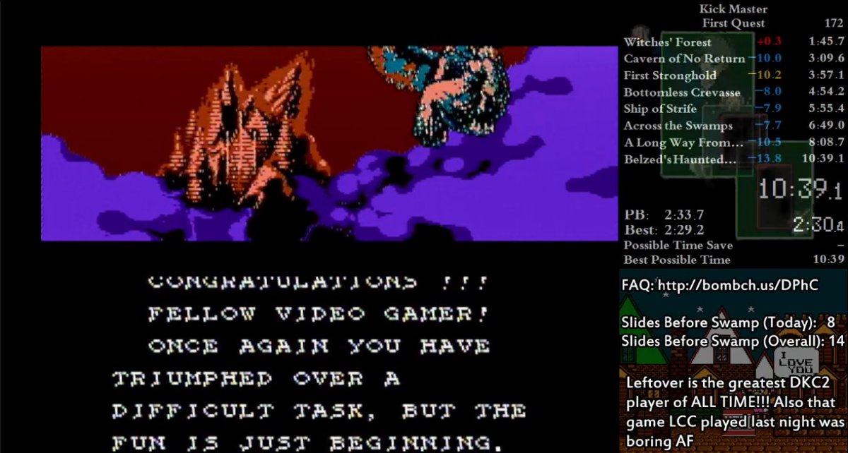 ClaudeFFT's tweet photo. Got a 🆒 Kick Master PB, was fun to play this game again for a few days. In the process, I found more manips for EXP drops, so it's not even that lotto anymore. Hit my goal, so will prob move on to other low effort stuff while I get FFT ready. https://t.co/WcsjaoLUtj #KickMaster https://t.co/eDx3LcVsAz