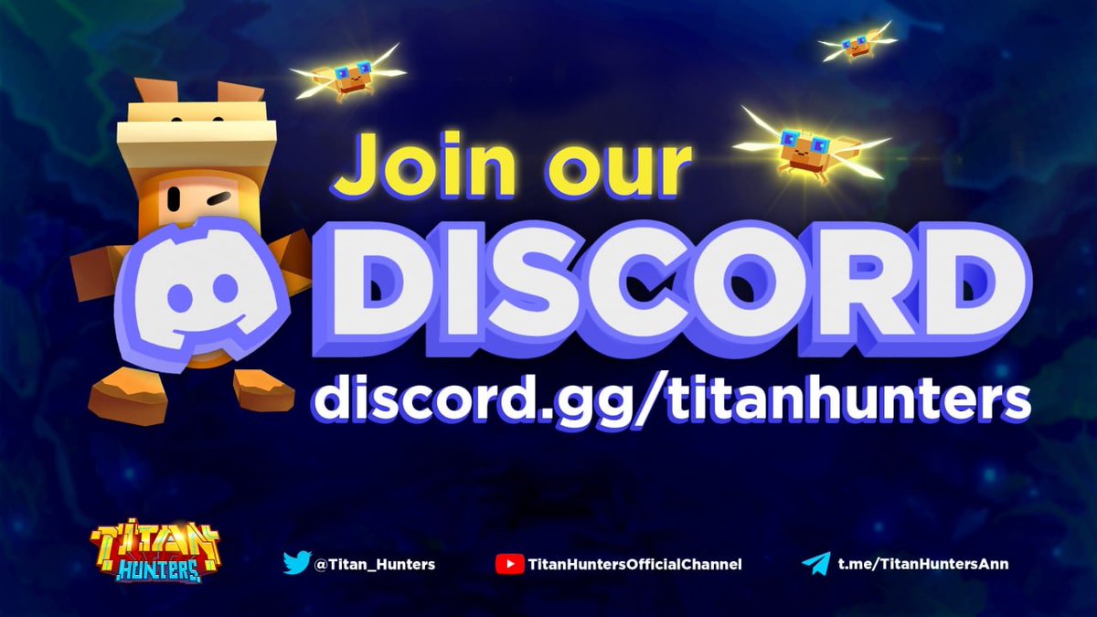 Titan_Hunters's tweet photo. 🔥  JOIN #TITANHUNTERS DISCORD, MORE FUN MORE HUNTERS! 🎉🎉

👍  Don't forget the referral contest! It's your chance to get 3500 $TITA! 

🎨 Also, we have a new Discord drawing contest to unleash your creativity

👇 Join now:
https://t.co/UiuKxKpMe6

#NFT $TITA #Metaverse https://t.co/8neqZKaEy9
