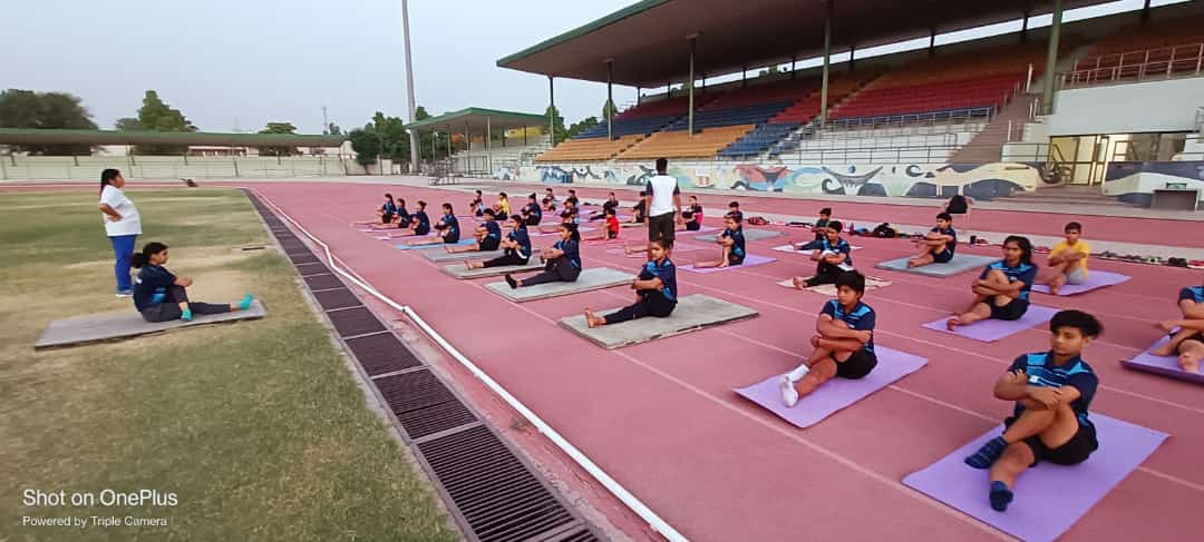 SAI_Chandigarh's tweet photo. Celebrating First Day Yoga in STC Badal (Pb) on 14th May, 2022
#NewIndiaFitIndia #FitIndiaMovement #IDY2022 https://t.co/ndUUO8M394