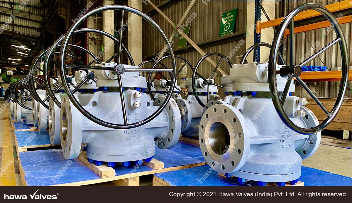 hawa_valves's tweet photo. Hawa Valves' Lubricated Metal Seated Inverted Plug Valve in NORSOK compliant Duplex Stainless Steel pictured here (for a large FPSO build in Singapore), and any other exotic alloys for myriad applications.
#Hawa #HawaValves #PlugValves #Lubricated #FPSO #NORSOK #Duplex #oilandgas https://t.co/d8DZYH1LzS
