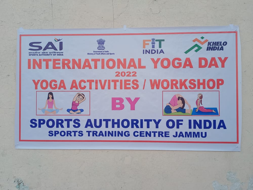 SAI_Chandigarh's tweet photo. Celebrating First Day Yoga in STC Jammu (J&amp;K) on 14th May, 2022
#NewIndiaFitIndia #FitIndiaMovement #IDY2022 https://t.co/4w9IAdEx7N