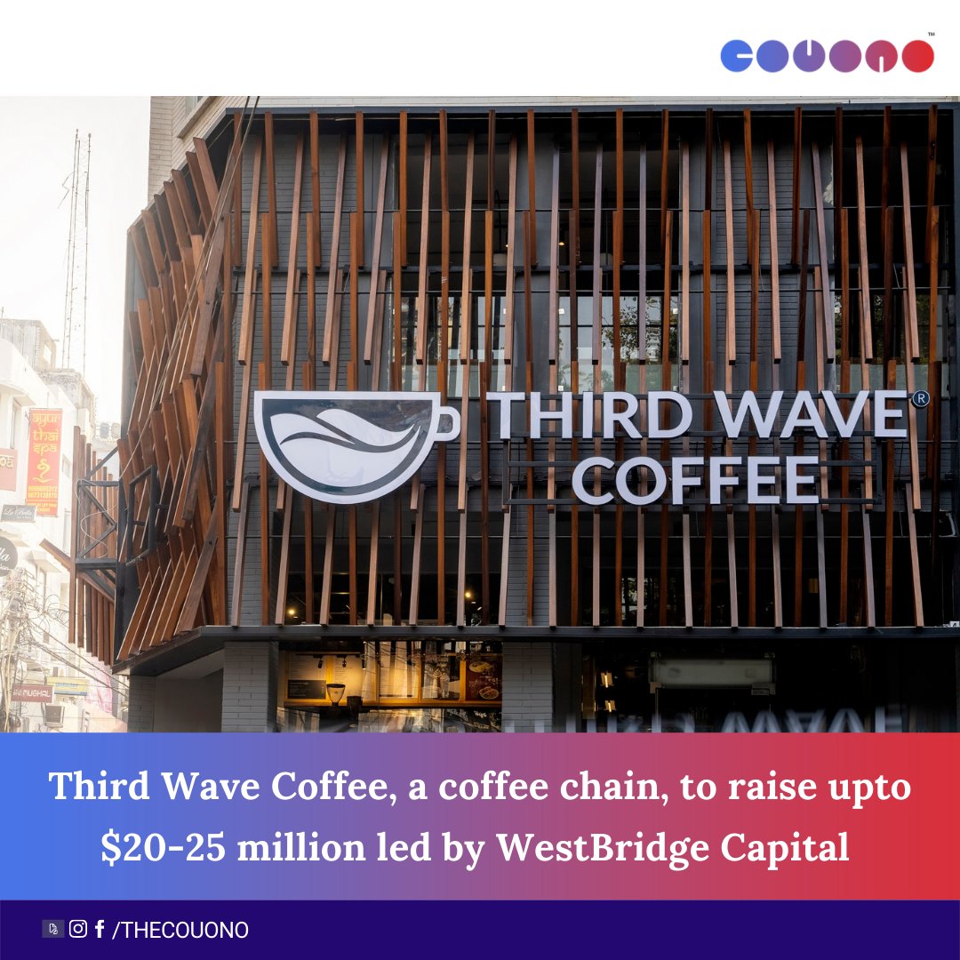 thecouono's tweet photo. Third Wave operates 40-50 stores in India's top five cities, including Delhi-NCR and Bengaluru.  #couono #startups #startupnews #thirdwave https://t.co/GtmYyDaLh1