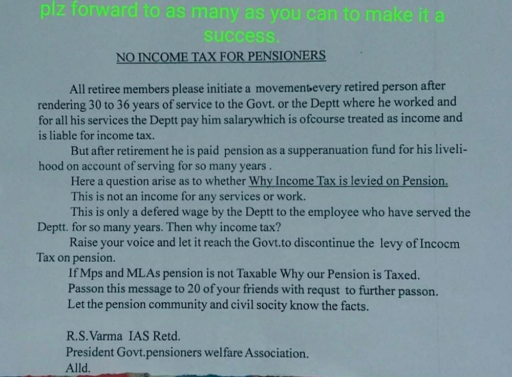 IkyaBc's tweet photo. @PMOIndia :Dear Modiji kindly look in to the following matter personally on humanitarian grounds and take judicial decision to save the lives of all pensioners in the country... https://t.co/k5X3Jfpb7c